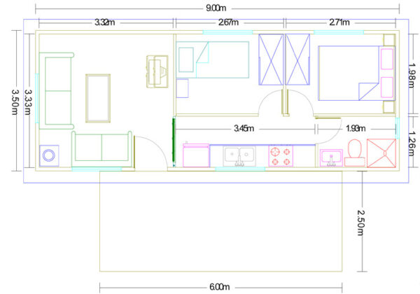 Modelo Ibiza 31,5m² - Imagen 2