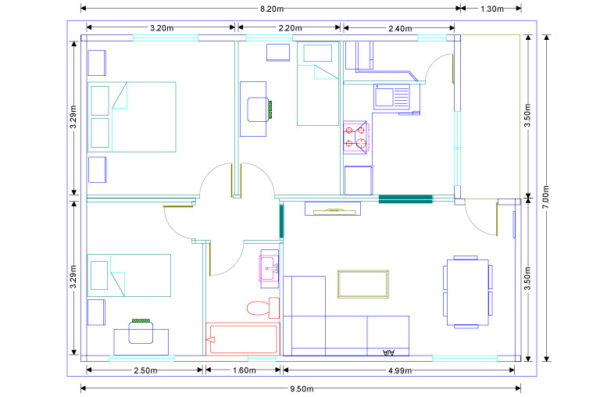 Modelo Málaga 61,25m² - Imagen 2