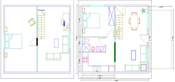 Modelo Málaga II 103,6m² - Imagen 2
