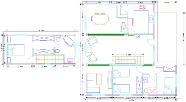 Modelo Mediterráneo II 120,75m² - Imagen 2
