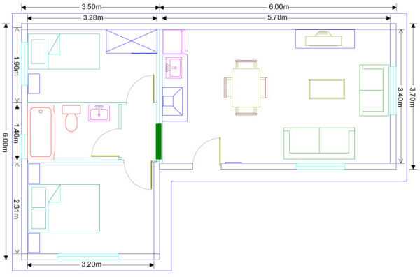Modelo Murcia L 42m² - Imagen 2